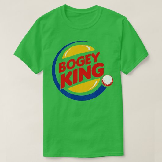Funny Golf BOGEY KING Gift Birthday Mannen Vrouwen T-shirt (Design voorkant)
