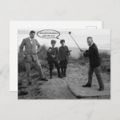 Funny Golf Briefkaart (Voorkant / Achterkant)