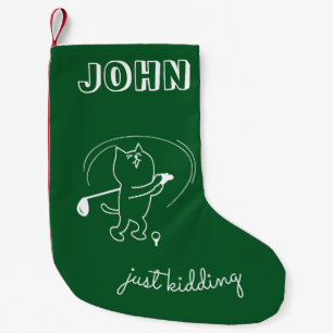FUNNY GOLF CHRISTMAS GIFT FOR GOLFERS, NAAM KLEINE KERSTSOK