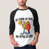 Funny Golf Clown Golfing T-Shirt (Voorkant)