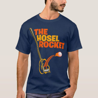 Funny Golf Club heeft de Hosel Rocket Golfer Ball T-shirt