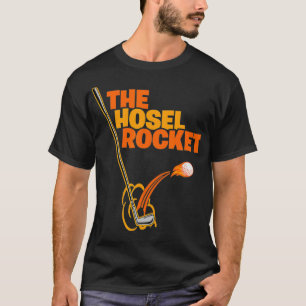 Funny Golf Club heeft de Hosel Rocket Golfer Ball T-shirt