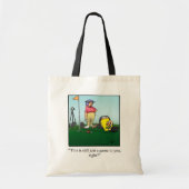 Funny Golf Couple Humor Canvas tas (Voorkant)