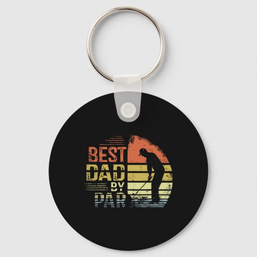 Funny Golf Dad Shirt - Vaderdag Gift voor Golfe Sleutelhanger (Voorkant)