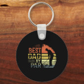 Funny Golf Dad Shirt - Vaderdag Gift voor Golfe Sleutelhanger (Voorkant)