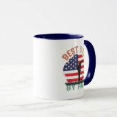 Funny Golf Dad word art  Mok (Voorkant rechts)