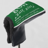 Funny Golf Definition Anger Management Humor Pun   Golfheadcover (3/4 voorkant)