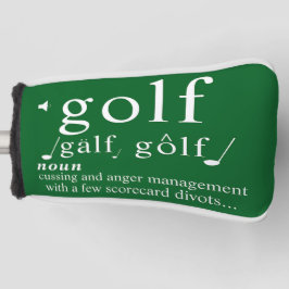 Funny Golf Definition Anger Management Humor Pun   Golfheadcover