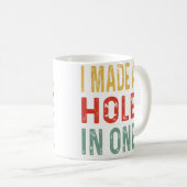 Funny Golf Design For Men Women Hole In One Golf G Koffiemok (Voorkant rechts)