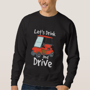 Funny Golf en Beer I Cart Golfer Champion Trui