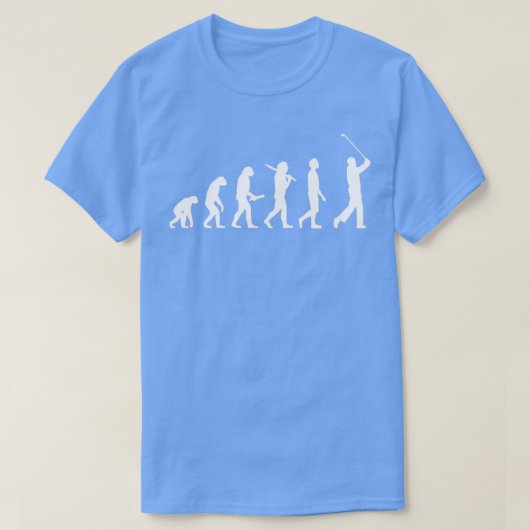 Funny Golf Evolution Gift voor Golfers Golfspelers T-shirt (Design voorkant)