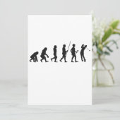 Funny Golf Evolution of Man Geschiedenis van het G Kaart (Staand voorkant)
