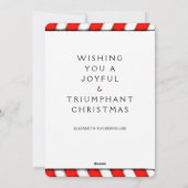 Funny Golf Feestdagenkaart (Achterkant)