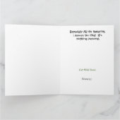 Funny Golf Get Well Kaart (Binnen)