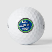 Funny Golf Gezegde Golfballen (Voorkant)