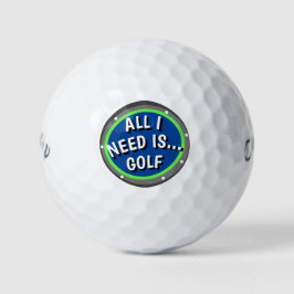 Funny Golf Gezegde Golfballen