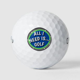 Funny Golf Gezegde Golfballen