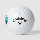 Funny Golf Gezegde Vrouw Novelty Golf Balls Golfballen (Logo)