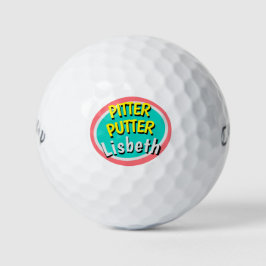Funny Golf Gezegde Vrouw Novelty Golf Balls Golfballen