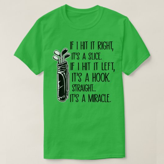 Funny Golf Gezegden T-shirt (Design voorkant)