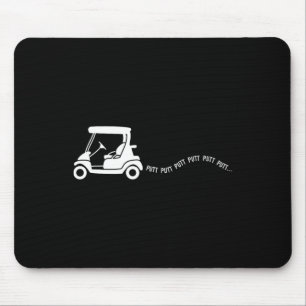 Funny Golf Gift Golfing Cart Joke Putt Birthday Go Muismat