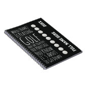 Funny Golf Gifts For Her Teen Girls Women Player Notitieboek (Rechterzijde)