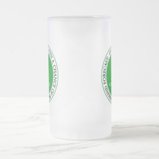 Funny Golf Golfing Golfer Ball T-shirt Matglas Bierpul (Center)