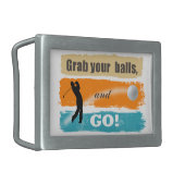 Funny Golf Grab Your Balls ID466 Gesp (Voorkant Links)