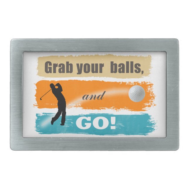 Funny Golf Grab Your Balls ID466 Gesp (voorkant)