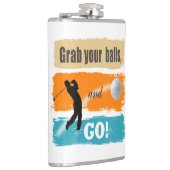 Funny Golf Grab Your Balls ID466 Heupfles (Rechts)