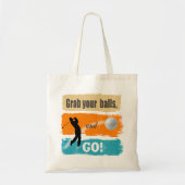 Funny Golf Grab Your Balls ID466 Tote Bag (Voorkant)