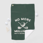 Funny Golf Groomsmen Bachelor Party Favors Golfhanddoek (Insitu)