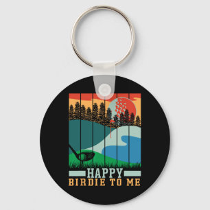Funny Golf Happy Birdie voor mij Golfer Dad oom Bi Sleutelhanger