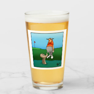 Funny Golf Humor Beer Glass Gift Glas