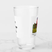 Funny Golf Humor Beer Glass Glas (Rechts)