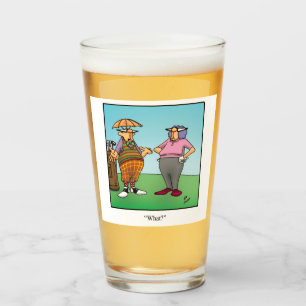 Funny Golf Humor Beer Glass Glas