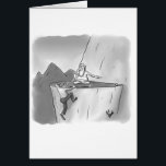 Funny Golf Humor Blank Wenskaart<br><div class="desc">De droge humor van artiest Bill Abbott schittert echt in zijn zwart-witte cartoons; geniet van het verspreiden van de lach met dit grappige golf humor wenskaart. De zakelijke cartoons van Bill Abbott verschijnen op plekken als The Wall Street Journal en Harvard Business Review.</div>
