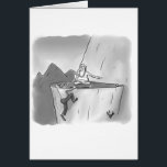 Funny Golf Humor Blank Wenskaart<br><div class="desc">De droge humor van artiest Bill Abbott schittert echt in zijn zwart-witte cartoons; geniet van het verspreiden van de lach met dit grappige golf humor wenskaart. De zakelijke cartoons van Bill Abbott verschijnen op plekken als The Wall Street Journal en Harvard Business Review.</div>
