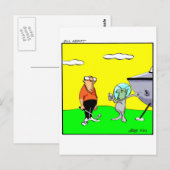 Funny Golf Humor Briefkaart (Voorkant / Achterkant)
