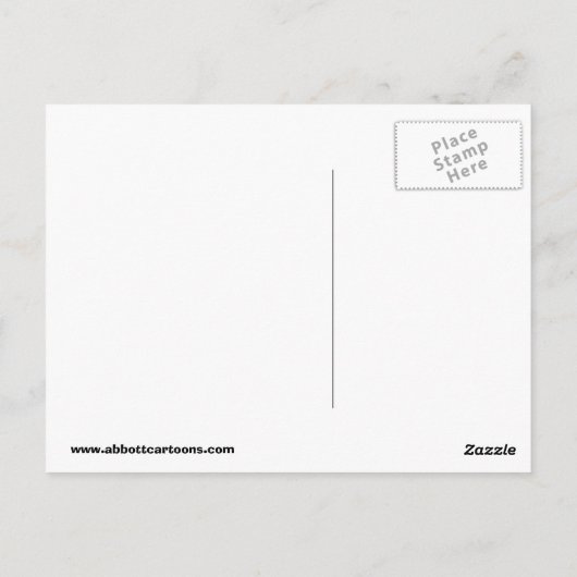 Funny Golf Humor Briefkaart (Achterkant)