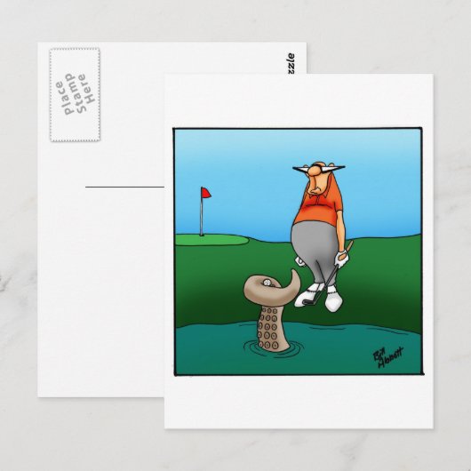 Funny Golf Humor Briefkaart (Voorkant / Achterkant)
