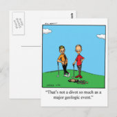 Funny Golf Humor Briefkaart (Voorkant / Achterkant)