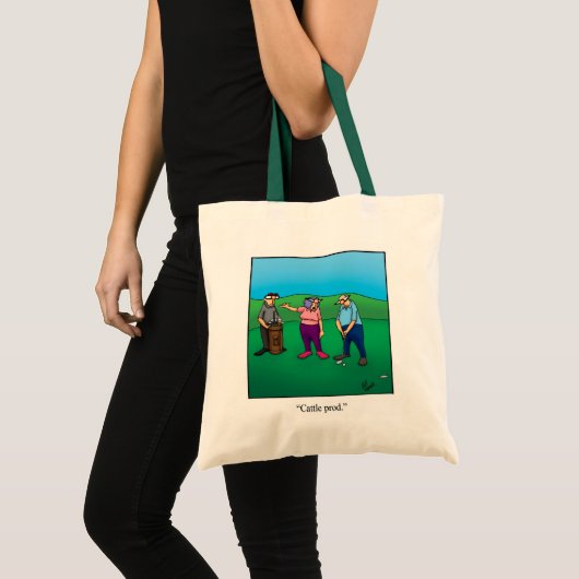 Funny Golf Humor Canvas Bag "spectickles" Tote Bag (Voorkant (product))