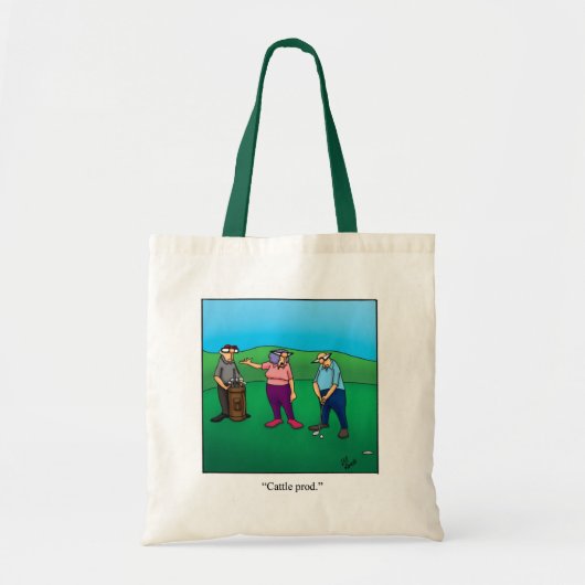 Funny Golf Humor Canvas Bag "spectickles" Tote Bag (Voorkant)