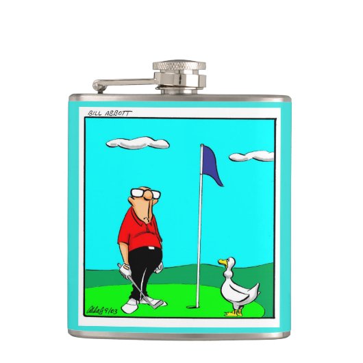 Funny Golf Humor Flask Gift Heupfles (Voorkant)