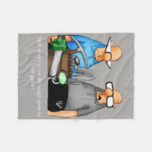 Funny Golf Humor Gooi Deken Gift (Voorkant (Horizontaal))