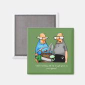 Funny Golf Humor Magnet (Voorkant / Achterkant)