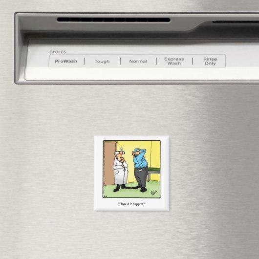 Funny Golf Humor Magnet (Insitu (Vaatwasser))