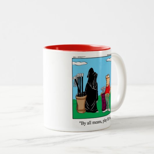 Funny Golf Humor Mok (Voorkant rechts)