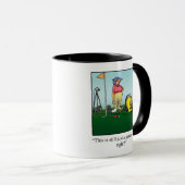Funny Golf Humor Mok (Voorkant rechts)